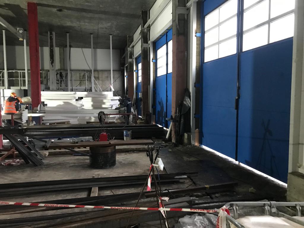 Ворота распашные промышленные